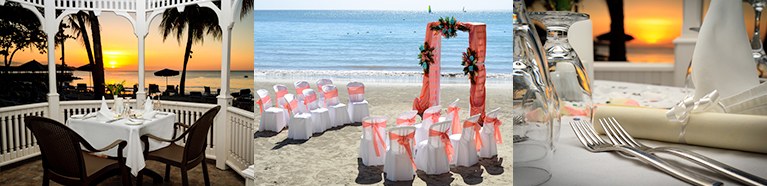 Restaurants at St. James's Club Morgan Bay, Saint Lucia beach resort